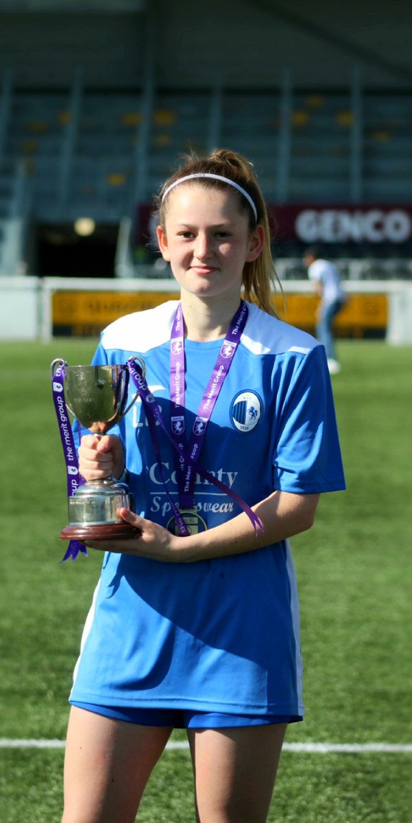 JerryBarrett10's tweet photo. Smashed it kid! 
2 Kent Cup wins, national semi finalists and sheild runners up. What a season. Watch out for this one @lilyskbarrett @pe_towers @KFUJPLAcademy @kentfootunited @JPL_WARRIORS https://t.co/MZgHfSgyYJ