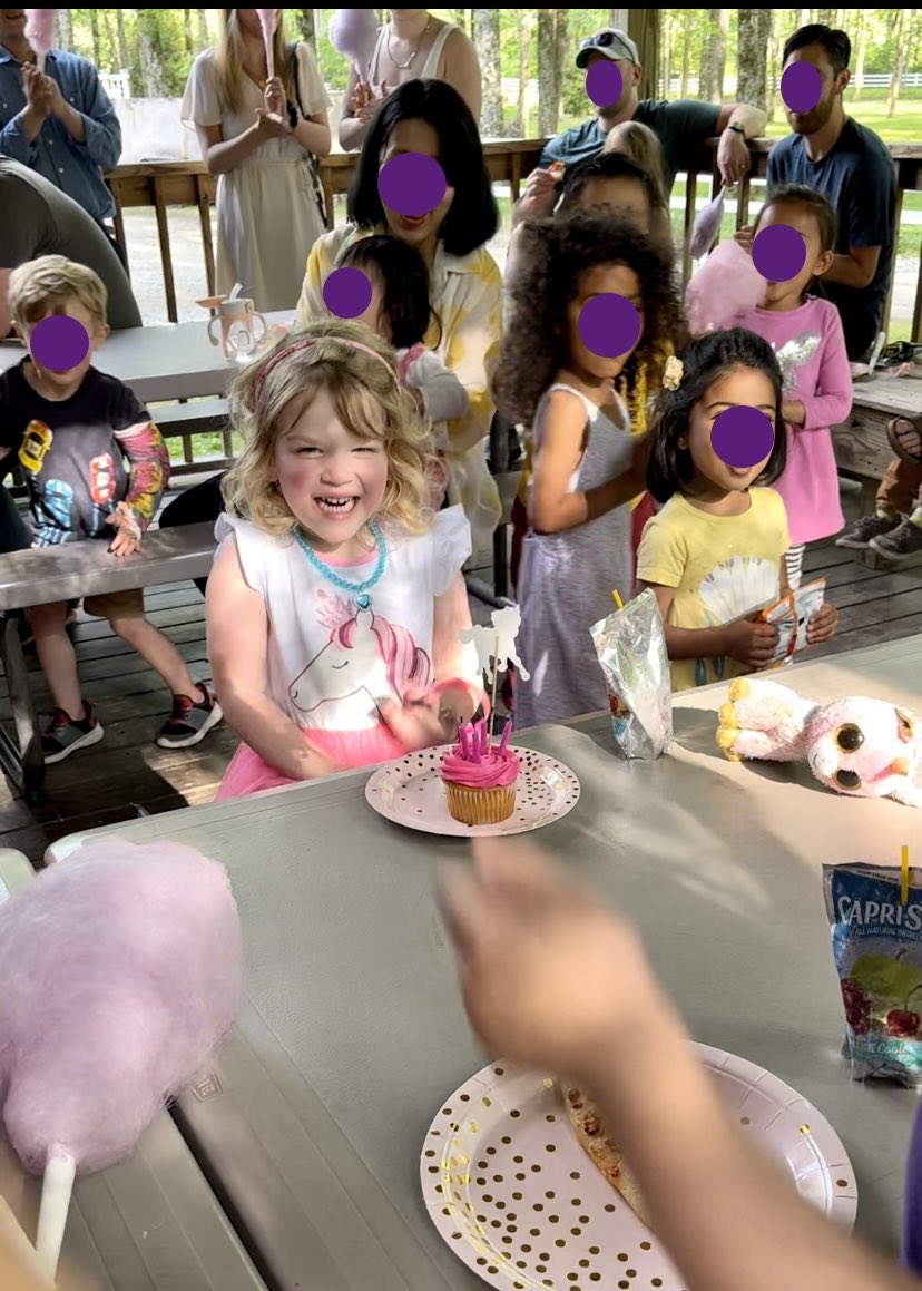 This girl turns 4 today! Happy Mother’s Day indeed!!