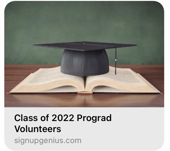 🎉 Calling ALL Volunteers lchs Prograd Night is around the corner 🎉 signupgenius.com/go/30E094EACAB…