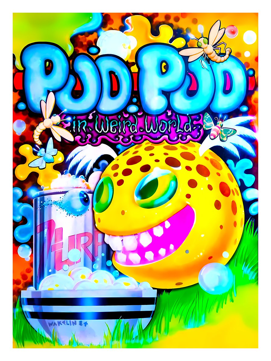 GaryArnott's tweet photo. Re-did the butterflies, looks much better now!🦋👍
'Pud Pud In Weird World' (v2) Ocean (1984) 😁🌍👂
#PudPud #ZXSpectrum #OceanSoftware #JonathanMSmith #BobWakelin #Retrogaming #Artwork #Gameart #Art #8bit #Retrogamer #Retrogame #Nostalgia #1980s #Retrogames #Retrocomputing https://t.co/i9X3entQ1z