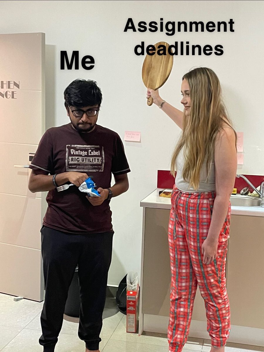 Story of every university student life.
Credits : <a href="/Hollyhodgey/">hodgehedge</a> 
#meme #Assignments #student #psychology #psychologystudent