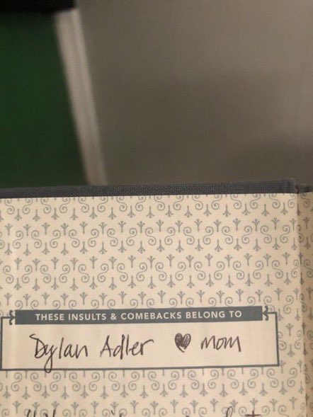 Happy Mother’s Day to my mom who got me this book to help me in middle school when I was getting bullied