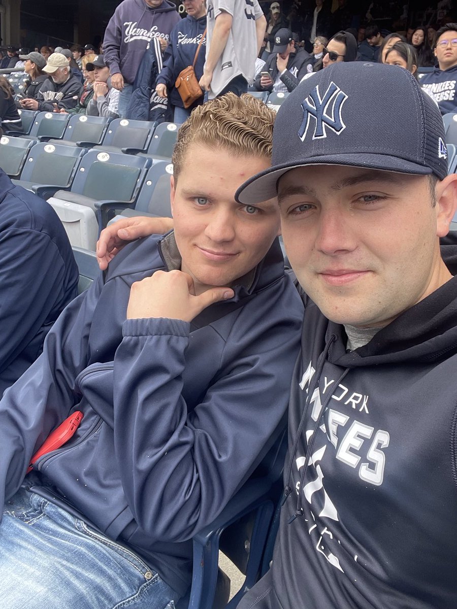 Two of my favorites at the yankee game