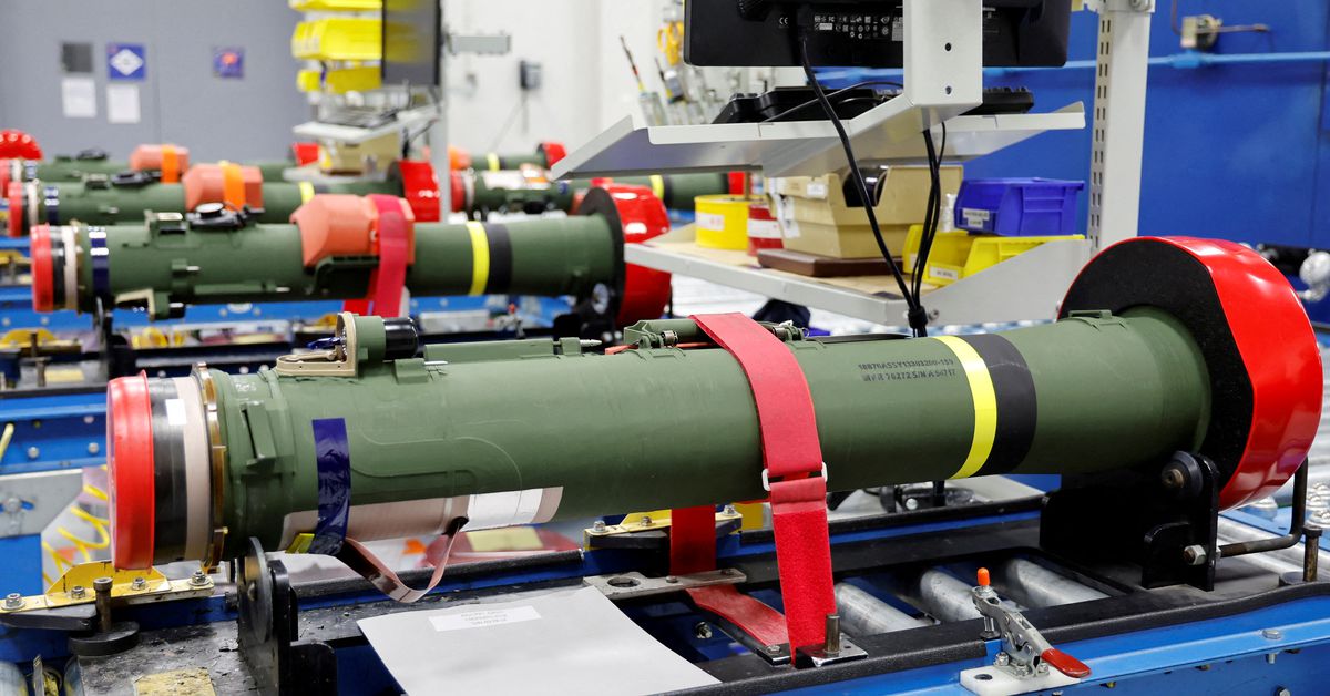 Reuters's tweet photo. Lockheed Martin looks to nearly double Javelin missile production https://t.co/q5k1E2HqVT https://t.co/6oAXfUZHM1