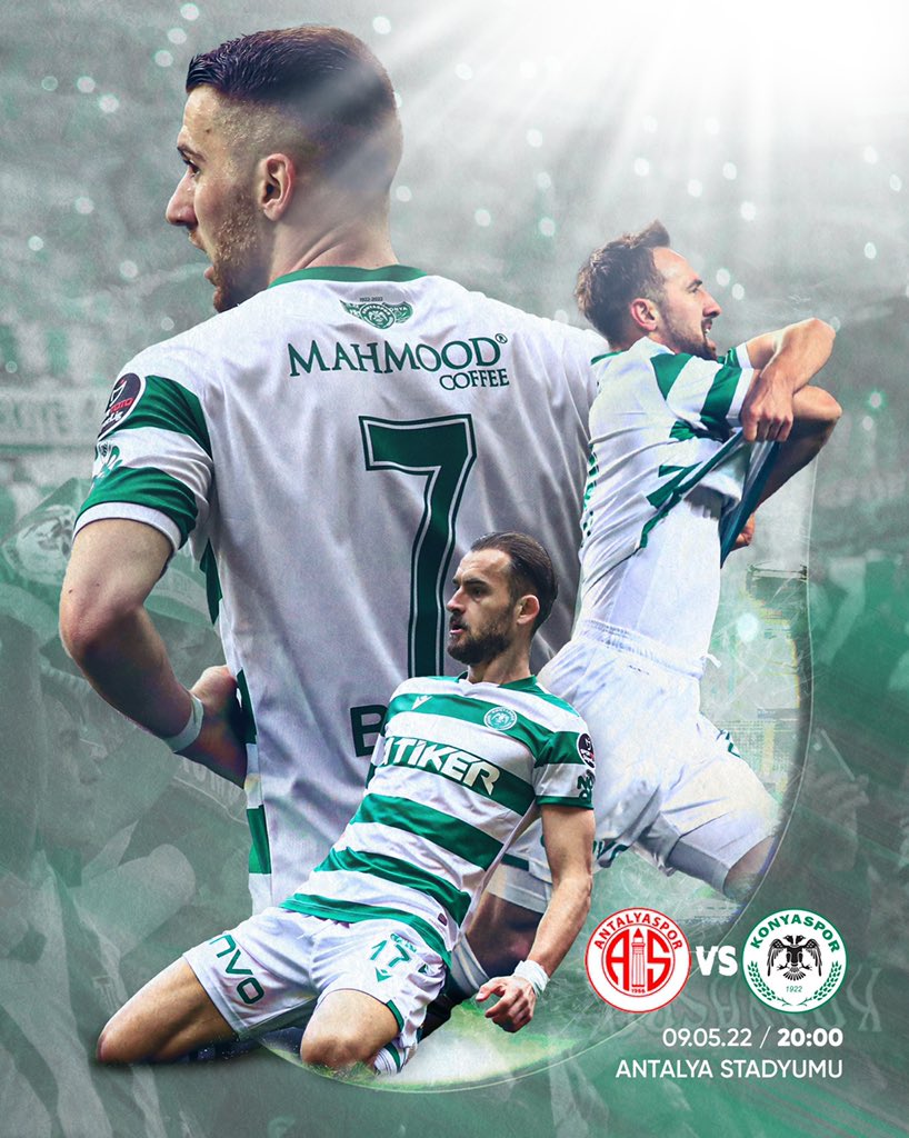 konyaspor'un maç için hazırladığı görsel