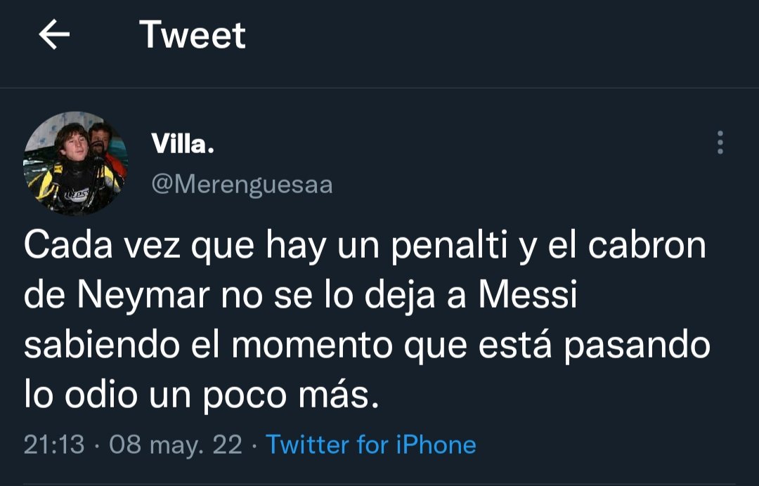 h0rm0natt0ressi's tweet image. LOS MESSILIEBERS PIDIENDO A NEYMAR QUE LE DEJE TIRAR EL PENAL A MESSI PORQUE LO ESTÁ PASANDO MAL Y NECESITA MARCAR GOL.

ESTA GENTE ES LA QUE LLAMA PENALDO A CRISTIANO EH

SIN PENALTI, NO HAY PARTY, 4 GOLES EN 24 PARTIDOS LLEVA

ME MEOOOO

JAJAJAJAJAJAJAJAJAJAJAJAJAJAJAJA