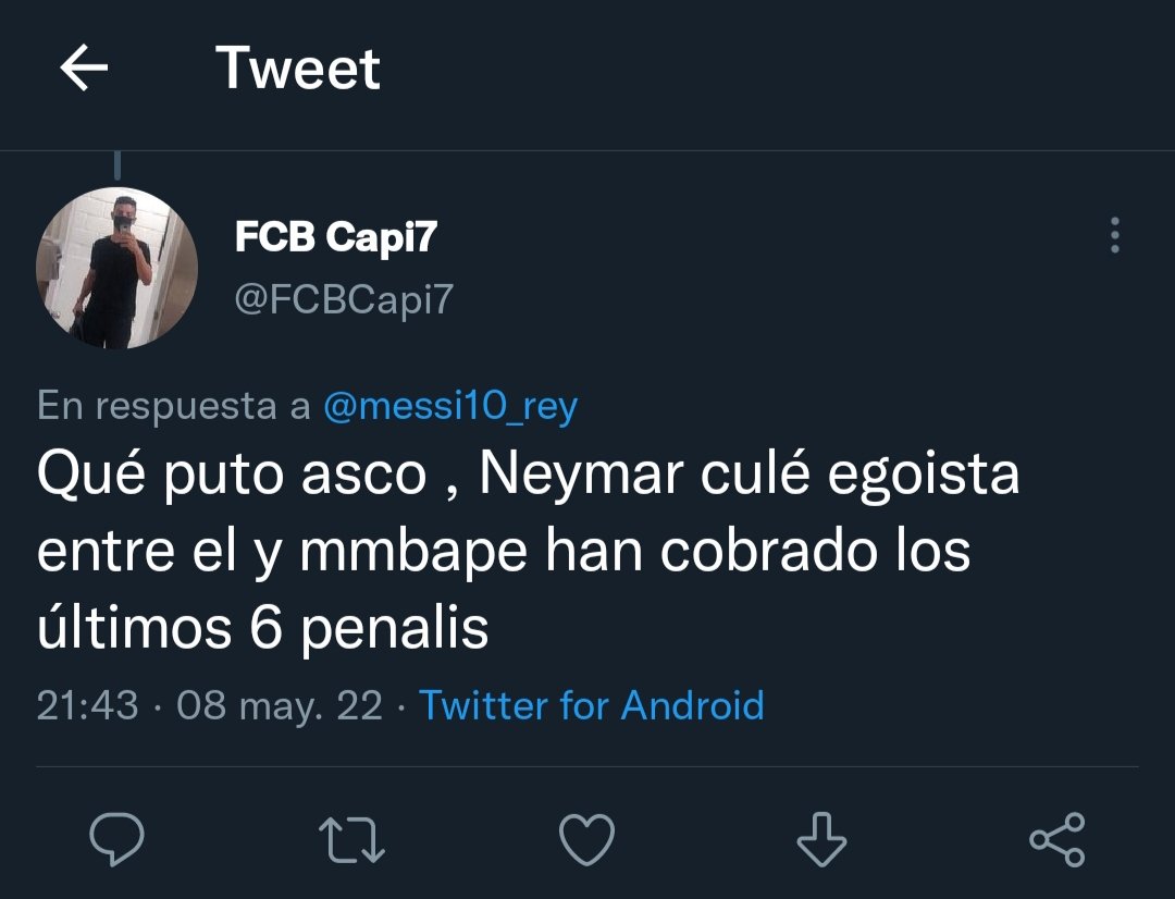 h0rm0natt0ressi's tweet image. LOS MESSILIEBERS PIDIENDO A NEYMAR QUE LE DEJE TIRAR EL PENAL A MESSI PORQUE LO ESTÁ PASANDO MAL Y NECESITA MARCAR GOL.

ESTA GENTE ES LA QUE LLAMA PENALDO A CRISTIANO EH

SIN PENALTI, NO HAY PARTY, 4 GOLES EN 24 PARTIDOS LLEVA

ME MEOOOO

JAJAJAJAJAJAJAJAJAJAJAJAJAJAJAJA
