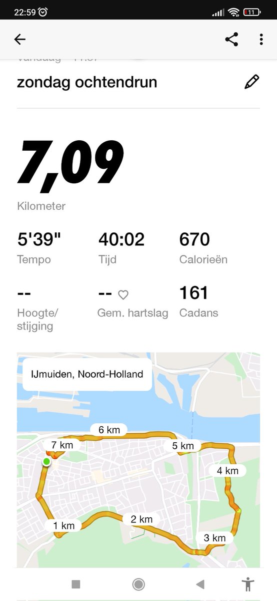 12 weken geleden begonnen met 2 minuten hardlopen. Totaal geen conditie. Nu toch wel een beetje trots op mezelf.
