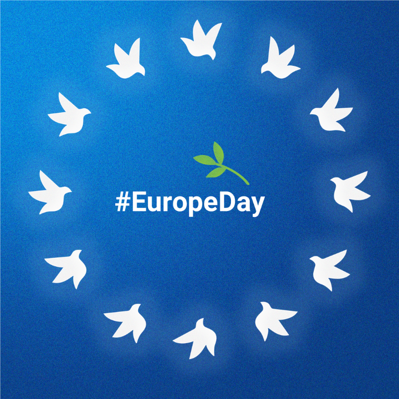 Today is #EuropeDay!

Peace, Freedom, Solidarity are the pillars of our home: a Democracy born from a dream that has come true. 
And if it happened in Europe, it can happen everywhere 🕊️

🇪🇺