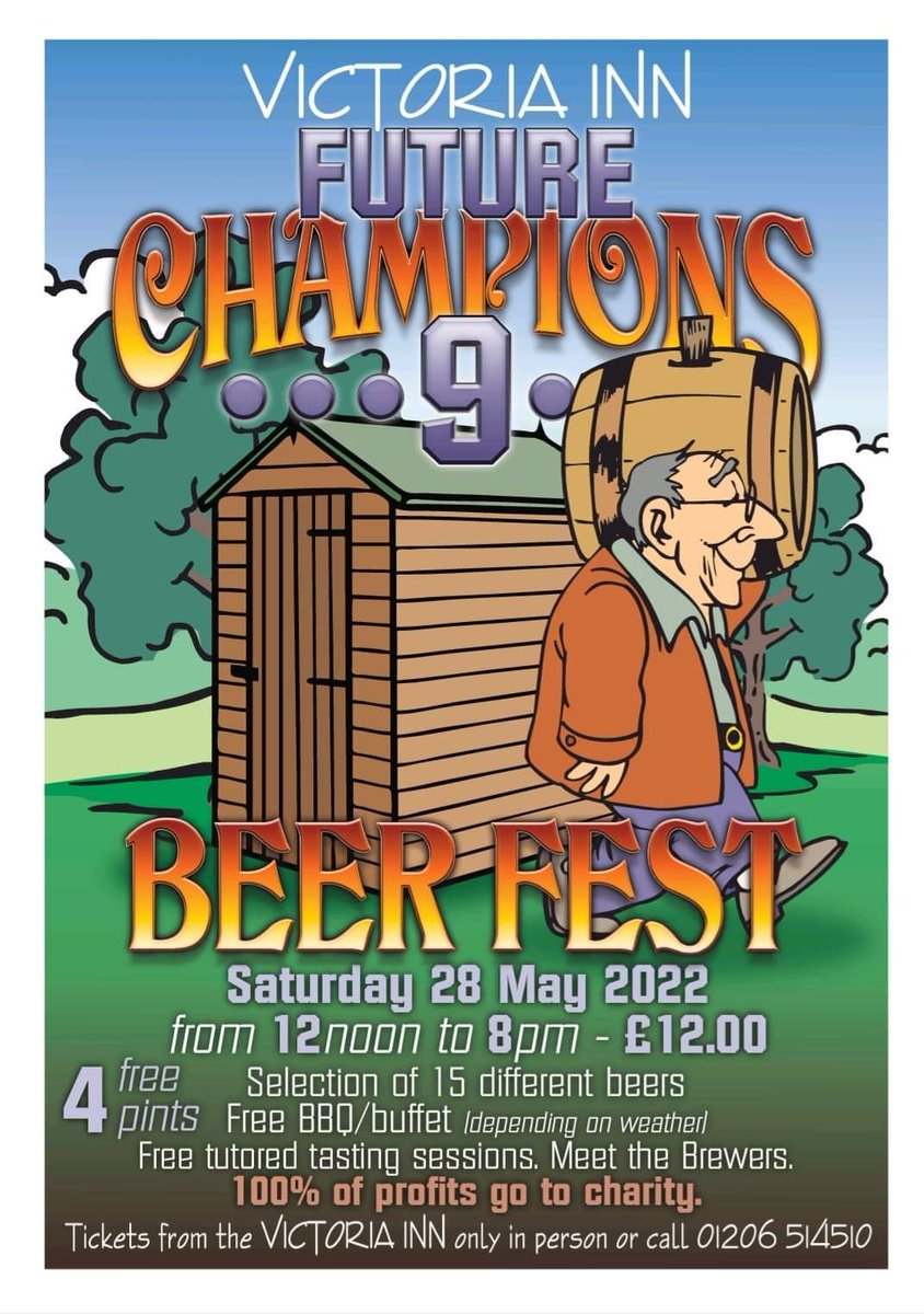 Tickets are selling fast for the Shed Brewers festival on May 28th at <a href="/victoriainncol/">Victoria Inn</a>. There's a great line up of beers with beers on offer from 15 different brewers. Don't miss out contact The Vic direct to secure your tickets. See you there 🍻