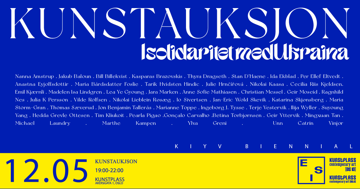 ART4UKR er en innsamlingsaksjon for humanitær hjelp i Ukraina - les pressemelding mailchi.mp/837f59ffdda9/a…