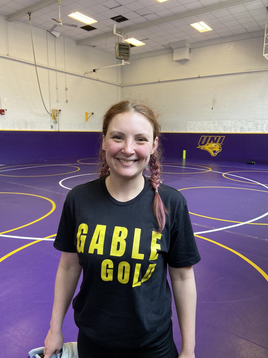 Day 8 of #WrestlingShirtADayInMay featuring <a href="/SStarNutrition/">SilverStarNutrition</a>’s Gable Gold and West Gym! 💜
