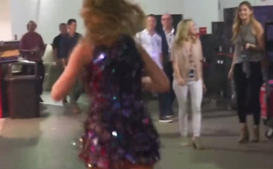 kassieepstein's tweet photo. 4 years ago today I attended opening night of Taylor Swift’s reputation Stadium Tour, was awkwardly backstage for her beautiful embrace with her bf, and ended up making my film debut in her Miss Americana doc. 🤦🏻♀️
#alwaysthere #alwaysawkward https://t.co/uruVYlEpkK