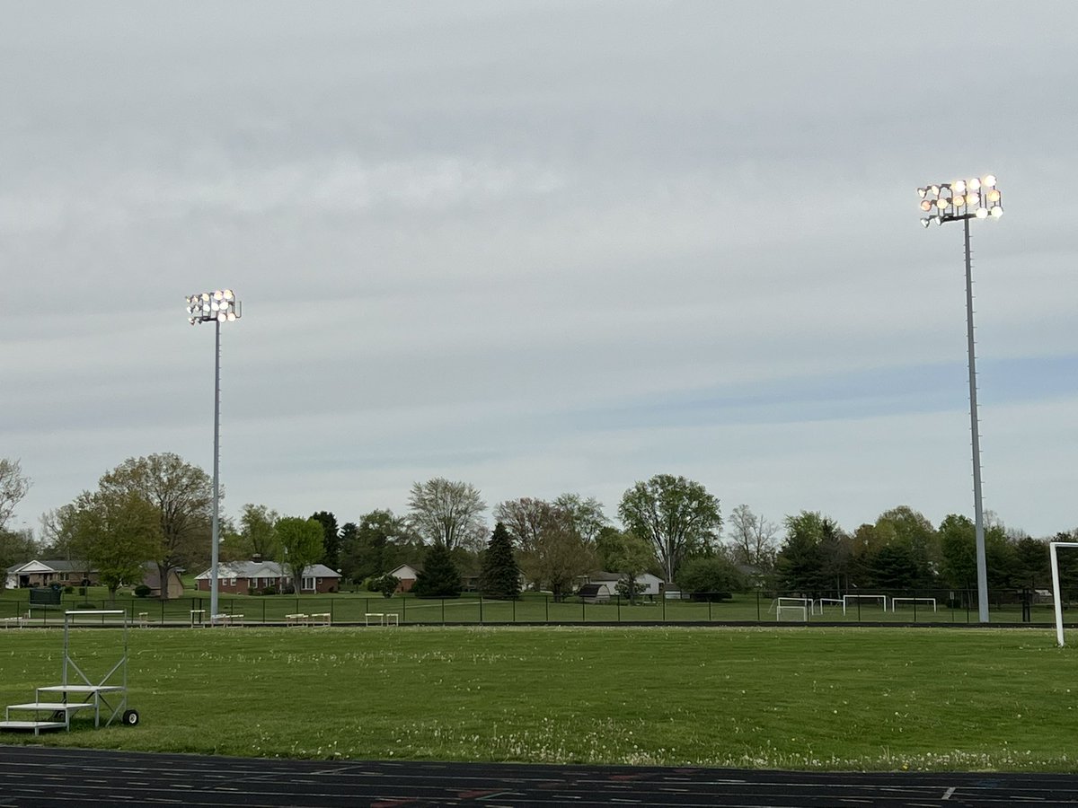 AthleticsRchs's tweet photo. RCHS Athletics: The RCHS Department will have the lights on at the Soccer Stadium tonight in remembrance of our Coach and dear friend, John Foster.  Rest In Peace, my friend. https://t.co/er6xi3Vo09