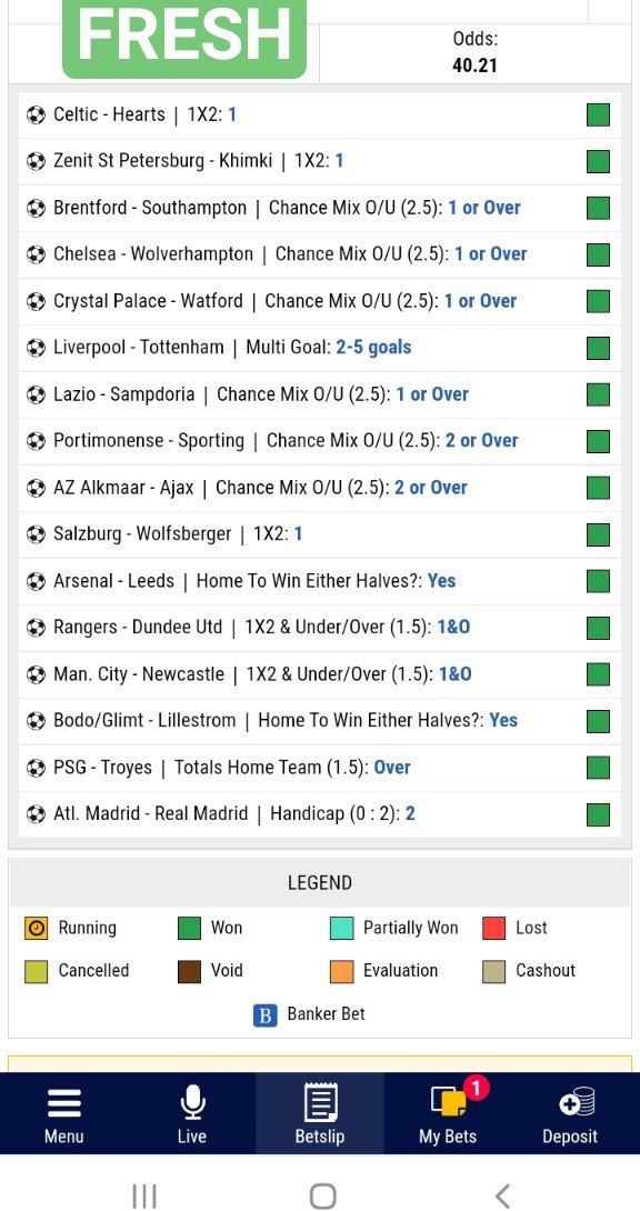 bafreetips's tweet image. All Freeeesssh 🍏 🍏 🍏 🍏 🍏 🍏 🍏 
40 odds 🍏🍏🍏🍏🍏🍏🍏🍏🍏🍏🍏
Channel 👉 t.me/freshtip1