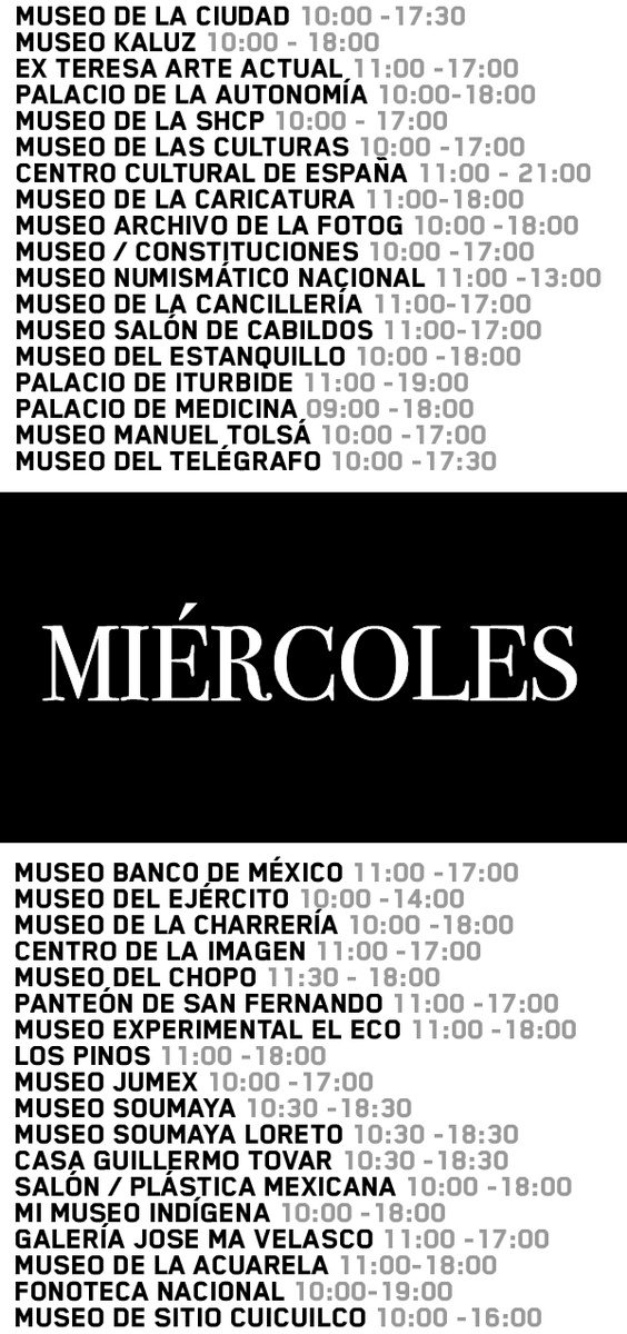 _EntradaLibre_'s tweet photo. Museos con #EntradaLibreCDMX 😘 https://t.co/xwD1dIhzCW
