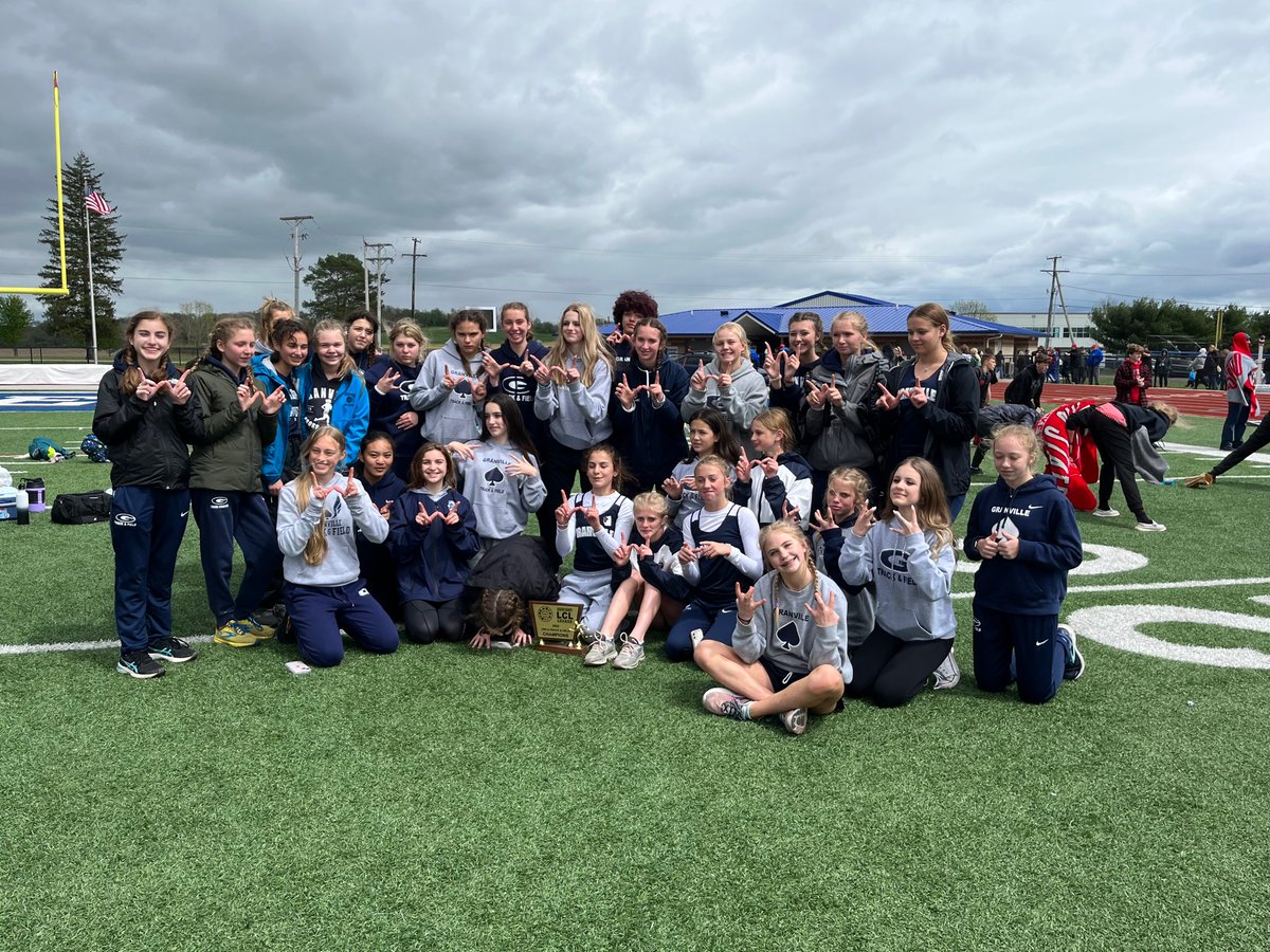 FieldGranville's tweet photo. Our Middle School teams started the week of the LCL Championships right. 

We are so proud of the work from both the athletes and coaches. 

MS Girls = LCL CHAMPIONS
MS Boys = strong 3rd place finish https://t.co/ZZ7rZezWwr
