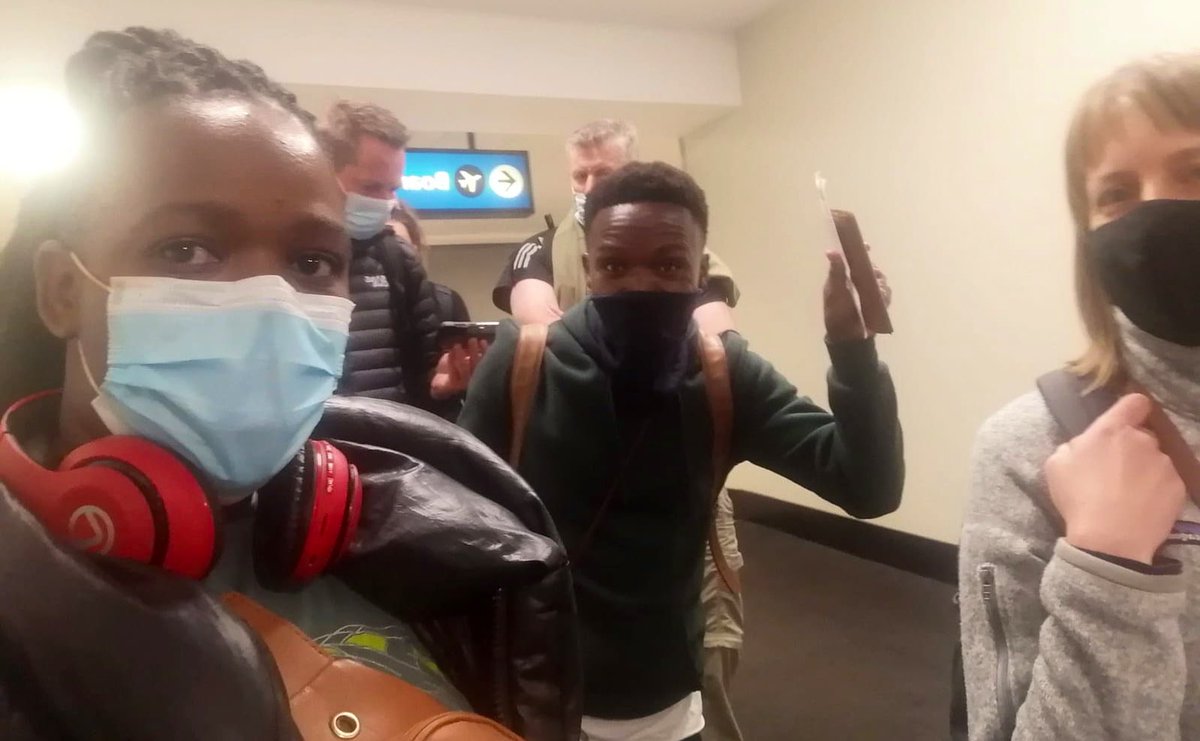 PlayAfricaCM's tweet photo. USA 🇺🇸 professional exchange loading! 

Play Africa’s Tebogo, Futhi &amp; Rachel now boarding a flight to Chicago, excited to share knowledge &amp; ideas with children’s museum &amp; playful learning leaders in a few US cities. 

Thanks to @USEmbassySA support of #STEMSeeds! https://t.co/bB6roiBhep