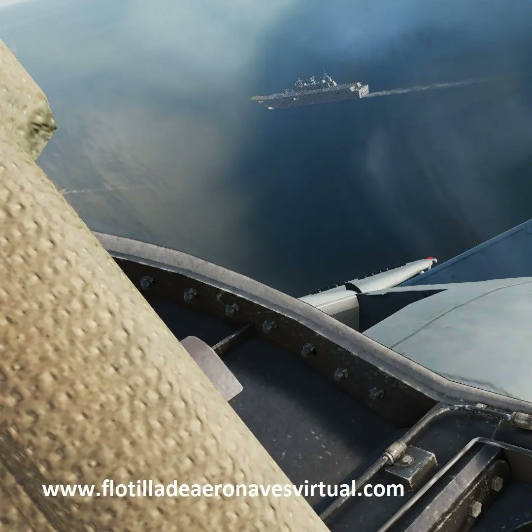 FLOANVirtual's tweet photo. #LHDQualifications โ Vuelo de nuestra @FLOANVirtual โ๏ธ๐โ๐ช๐ธ sobre la zona de operaciones del ejercicio de adiestramiento #FLOTEX de @Armada_esp โ๐ช๐ธ https://t.co/2BwIq9hxz8