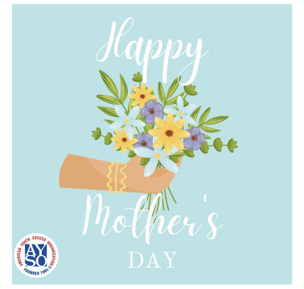 A #SoccerMom's love and support is hard to top! ❤️ ⚽ ❤️ Happy Mother's Day to all our #AYSO moms and beyond! 💐