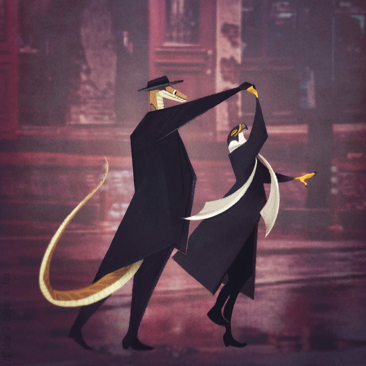Alopex's tweet photo. Python, Falcon &amp; A Little Dance https://t.co/DJ8LZW9fnZ