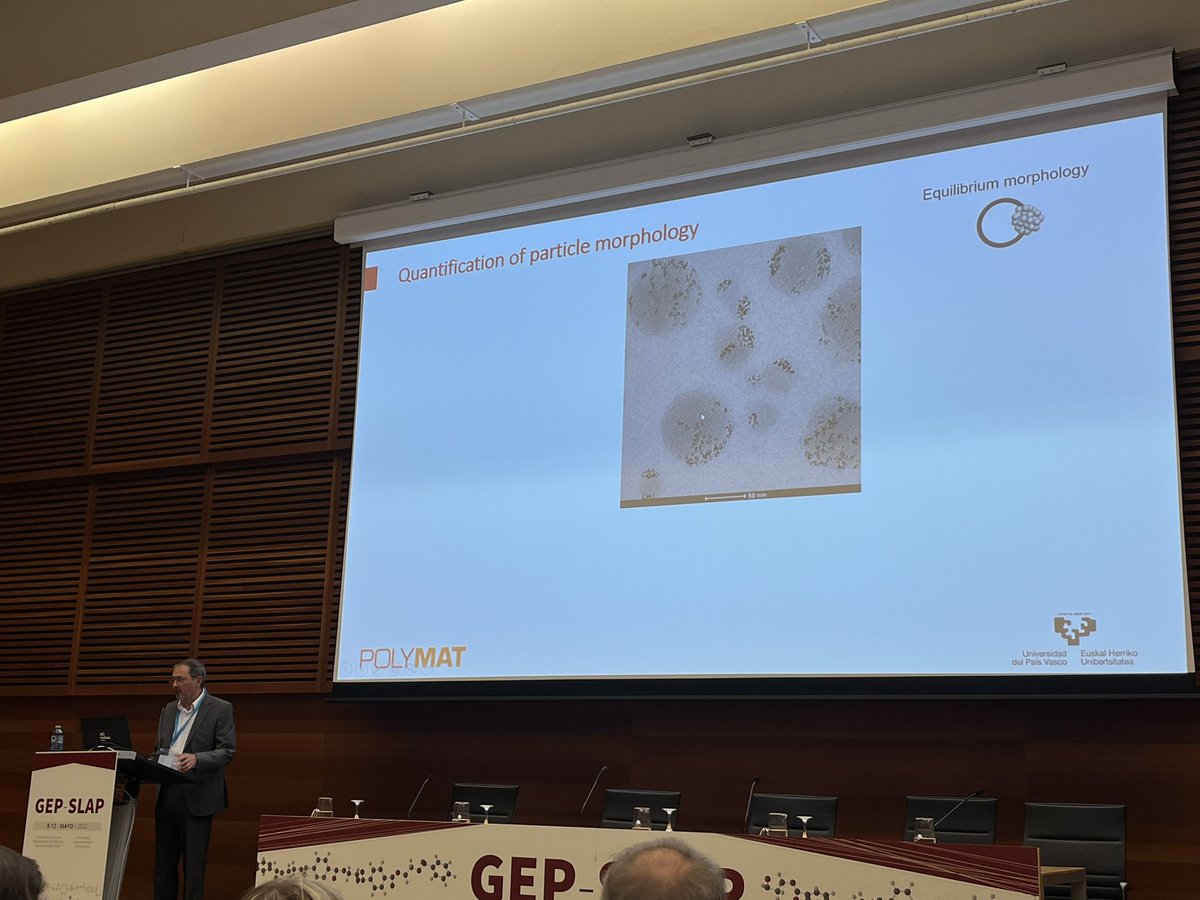 GEP-SLAP conference running! <a href="/ehu_kimika/">Kimika Fakultatea UPV/EHU</a> <a href="/POLYMAT_BERC/">POLYMAT</a>