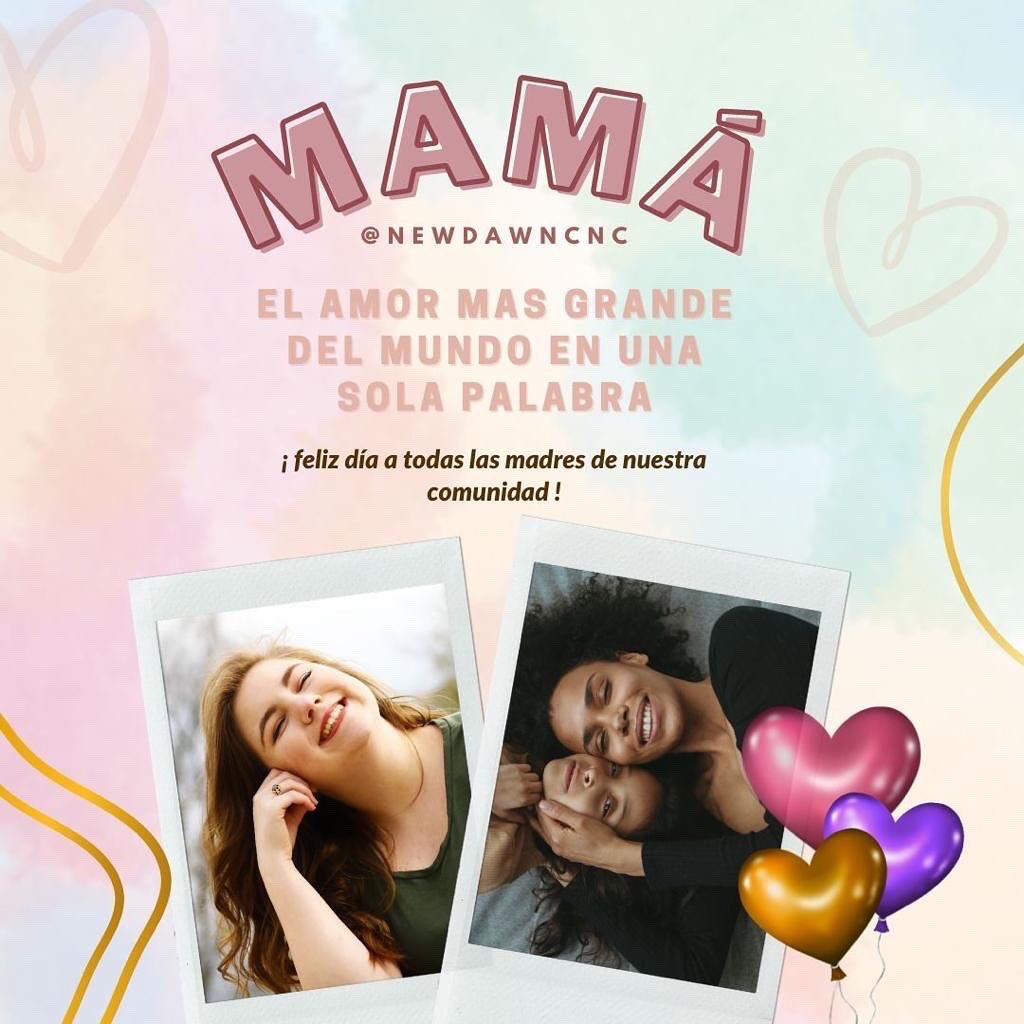 newdawn_cnc's tweet photo. Feliz día de la madre!
#counseling #quoteoftheday #quotesaboutlife #quotesoftheday #behavioralhealth #saludmental #frases #frasesinspiradoras #mentalhealthquotes #saludmental #consejeria
#emotionalhealth #mentalhealth #mothersday #diadelamadre #madre #madres #motherlove #mommy https://t.co/wKbdemn7oE