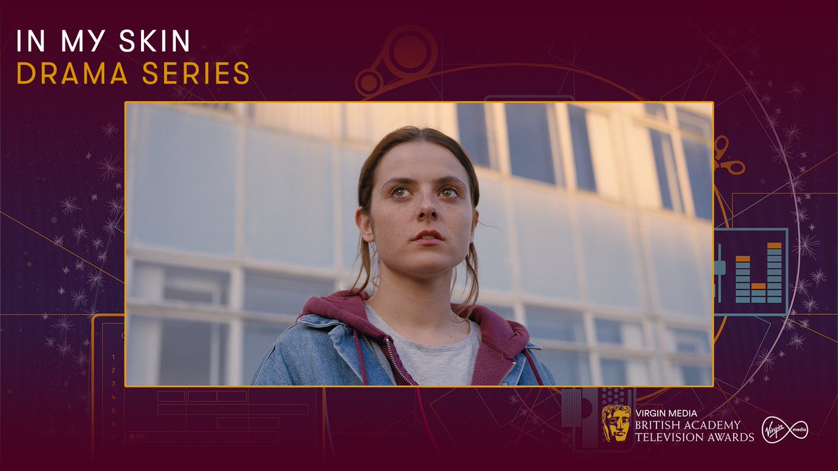 BAFTA's tweet photo. In My Skin takes home the Award for Drama Series #VirginMediaBAFTAs https://t.co/xAA3uZNvgL
