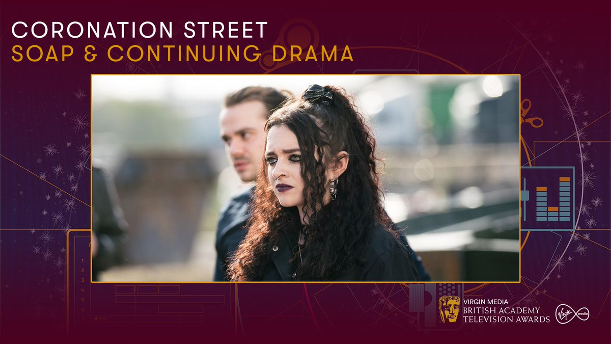 The Soap &amp; Continuing Drama Award goes to <a href="/itvcorrie/">Coronation Street</a>! #VirginMediaBAFTAs