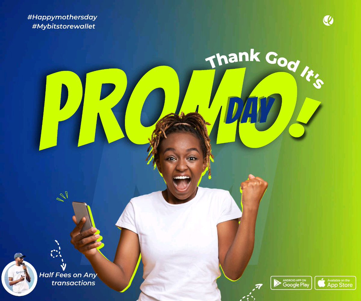 mybitstore's tweet image. At MyBitStore, every day is promo day!!!! Pay only half the Fee on any transaction 😋😊
Promo starts exactly at 6PMGMT
#mybitstore #bitcoinpromo #giftcard #crypto #sendandrecieve