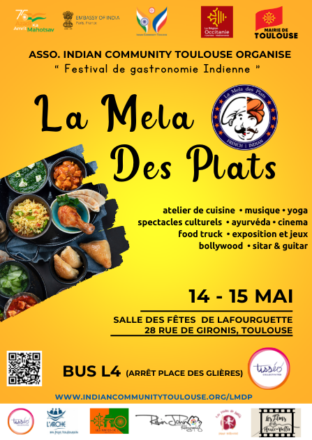 ICT_Asso's tweet photo. @narendramodi @EmmanuelMacron Sirs, At a time when Indo-French relationship is growing stronger than ever, we are happy to contribute by bringing together our cultures through La Mela Des Plats #foodfestival #LMDP #NamasteFrance #AKAM Thanks @IndiaembFrance @Occitanie for support https://t.co/zxNmopk2dz