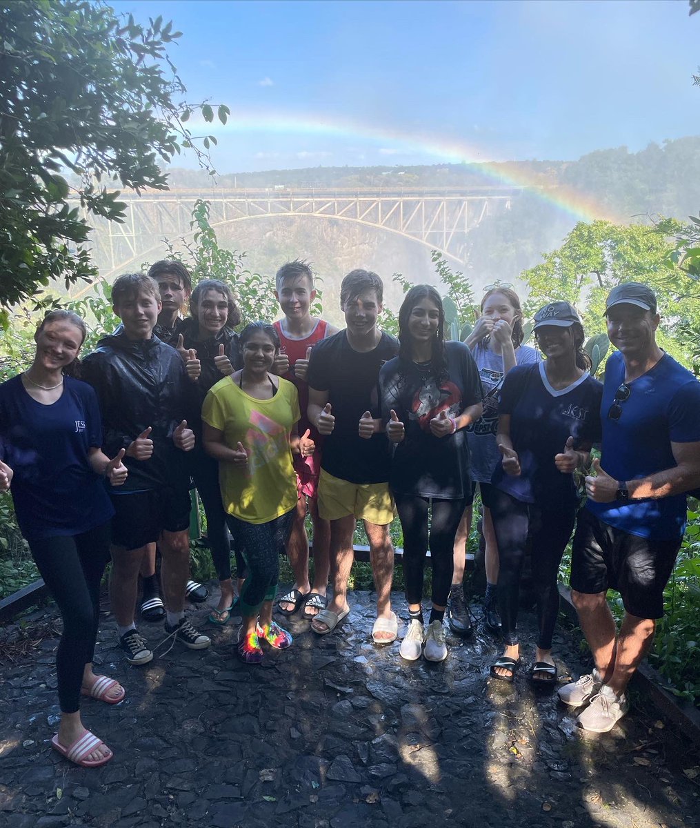 JESSSixthForm's tweet image. The last morning. The mood has changed and is somber, an element of sadness in the air. Walk through the Falls before we check in to fly back! Please check out @jessdubaicas (Instagram) for a full daily update. @JESSDubai #JESSCAS