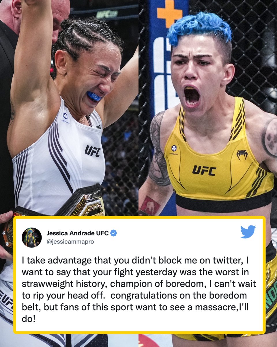 MMAFighting's tweet image. "Champion of boredom" 😳 #UFC274