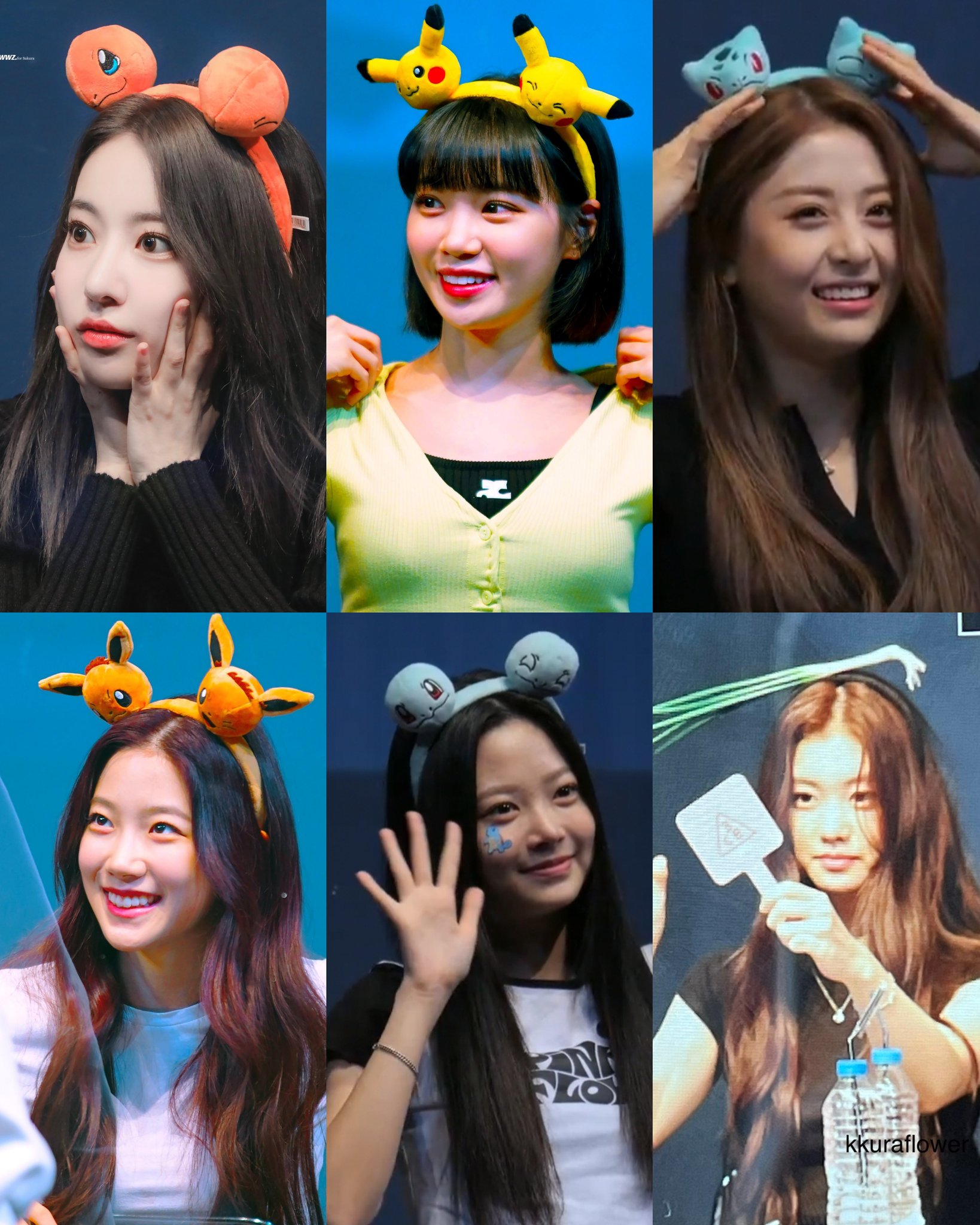 joe LE SSERAFIM on Twitter "LE SSERAFIM wearing Pokémon headbands