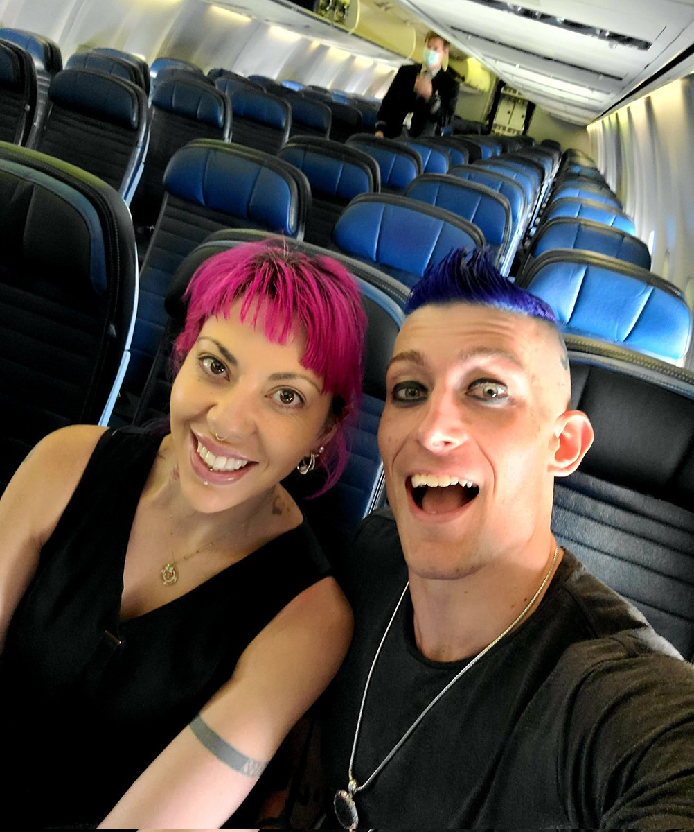 Jamison Stone (@stonejamison) on Twitter photo PRIVATE flight to Seattle to film w/ #PeterAdkison for <a href="/WorldofChaldea/">World of Chaldea</a> for <a href="/Gen_Con/">Gen Con</a>🤘💙🤘 (haha just kidding <a href="/satinephoenix/">Satine Phoenix</a> and I got on the plane first! 😅) Regardless we are super excited to film with Peter and his crew! I'll take more pics! #dnd #ttrpg #dungeonsanddragons #rpg PRIVATE flight to Seattle to film w/ #PeterAdkison for <a href="/WorldofChaldea/">World of Chaldea</a> for <a href="/Gen_Con/">Gen Con</a>🤘💙🤘 (haha just kidding <a href="/satinephoenix/">Satine Phoenix</a> and I got on the plane first! 😅) Regardless we are super excited to film with Peter and his crew! I'll take more pics! #dnd #ttrpg #dungeonsanddragons #rpg