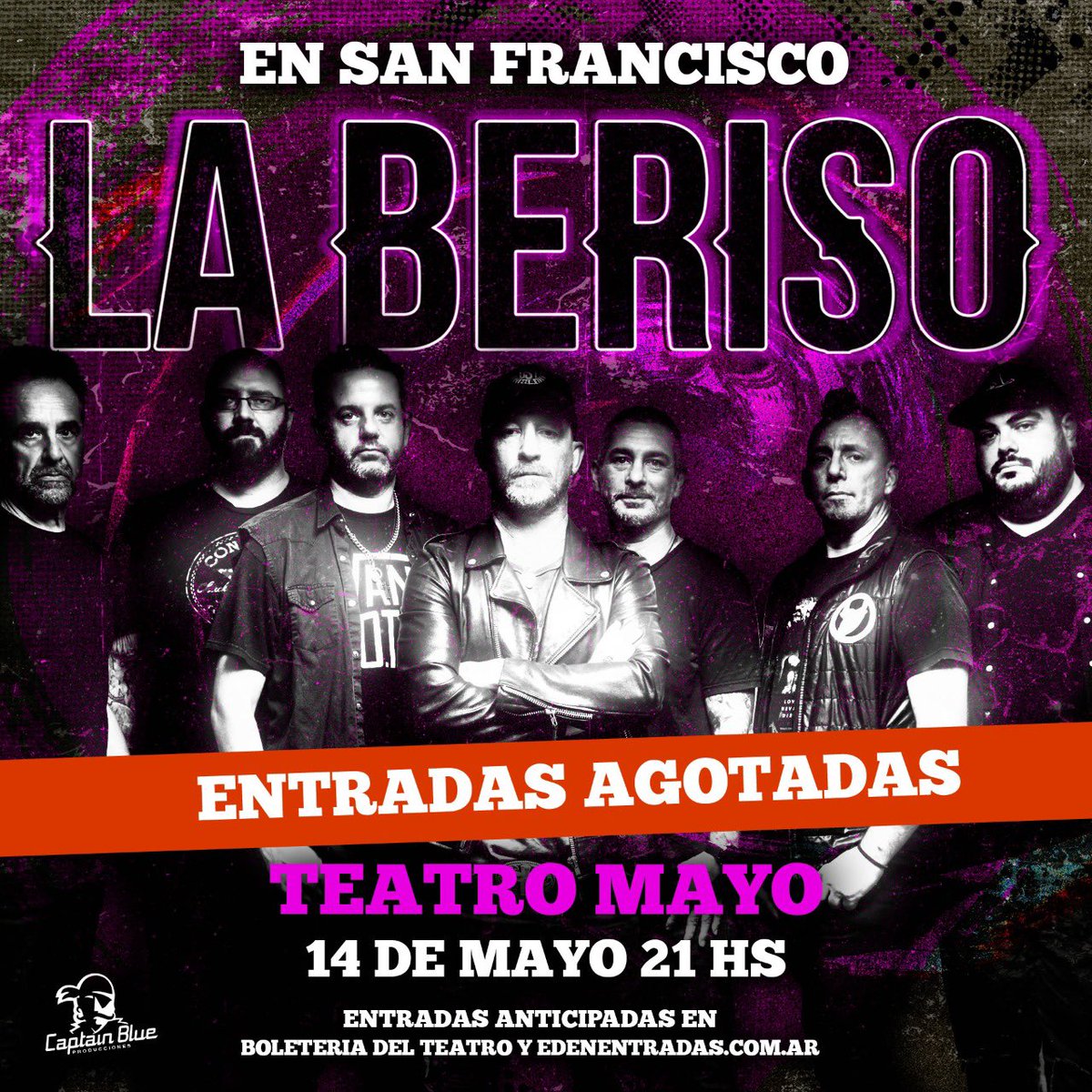 captainbluepro's tweet photo. Lo que se viene , tremendooooooo @laberisorock @cordoba_rockea @IORIO_oficial @elbordoficial , anticipadas @edenentradas y @alpogotickets https://t.co/aYKRf2OnJe