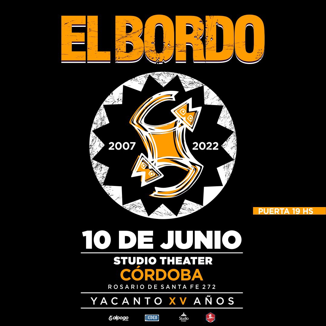 Lo que se viene , tremendooooooo <a href="/laberisorock/">La Beriso</a> <a href="/cordoba_rockea/">CordobaRockea</a> <a href="/IORIO_oficial/">IORIO</a> <a href="/elbordoficial/">El Bordo</a> , anticipadas <a href="/edenentradas/">Edén Entradas</a> y <a href="/alpogotickets/">Alpogo</a>