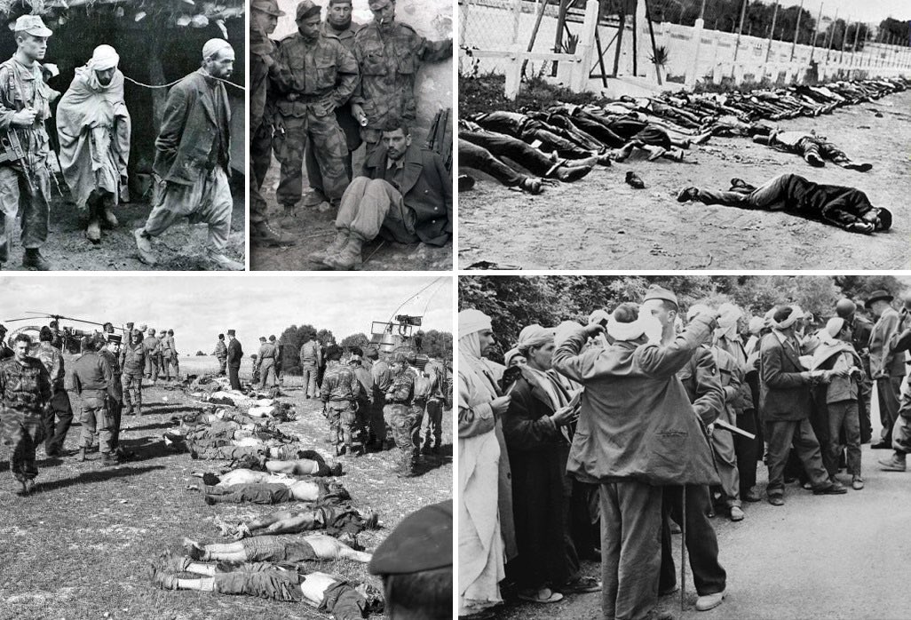 LitimMehdi's tweet photo. #Algérie commémore ce jour la "Journée de la mémoire" - hommage aux victimes de la sanglante répression par #France coloniale de manifestants algériens réclamant droit à l'indépendance -#8mai1945- Il y a #77ans ans, son armée massacrait à #Sétif #Guelma #Kherrata et autres villes https://t.co/1RH7Zpvkd6