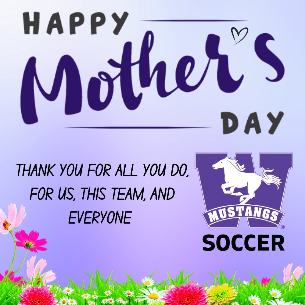 Happy Mother’s Day to all of the incredible soccer moms out there. 

Thank you for all that you do, it doesn’t go unnoticed. 

#westernmustangs #mothersday #westernsoccer