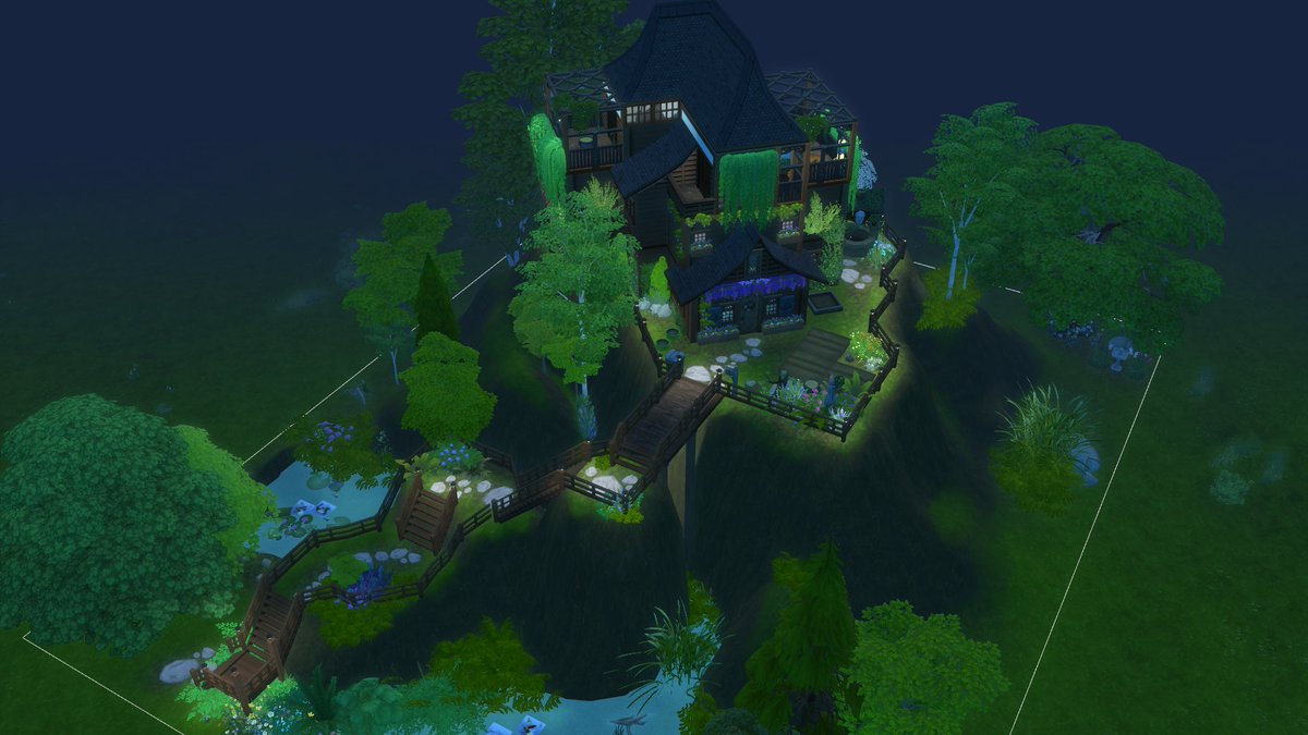 vhenanshiral's tweet photo. My lilsimsie #SimsieBigMistake shell challenge creation.
Gallery ID: GigglingGoose
The Home Atop the Hill
No CC. Playtested, so hopefully I didn't miss something. 50x40 lot, 2bed 2bath, a little over $121k. Chaotic floorplan lol. Might do another one! https://t.co/rW0HeAhWET