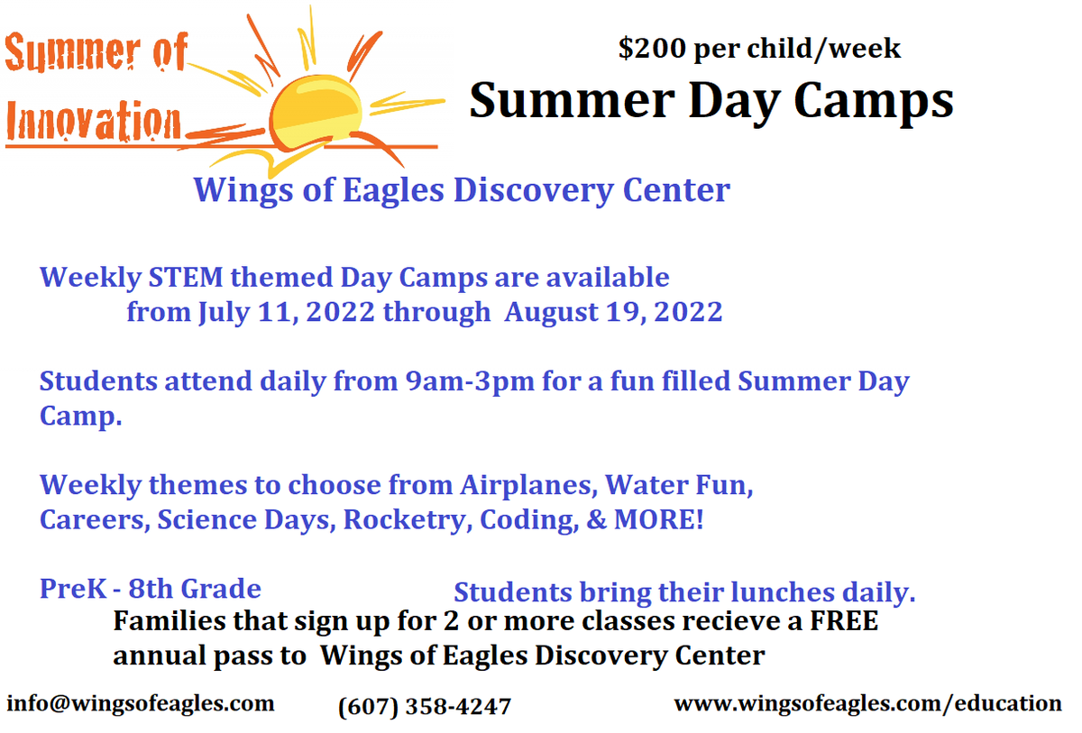 Wings of Eagles Discovery Center tweet media