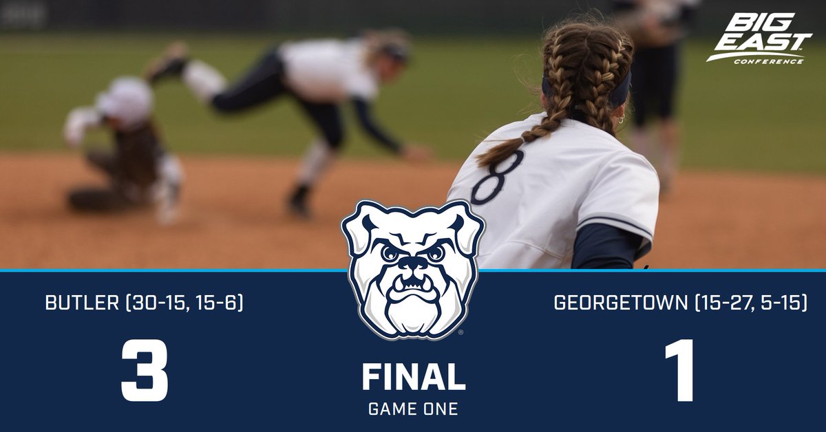 That's 15 BIG EAST wins for <a href="/ButlerSoftball/">Butler Softball</a>, the most conference wins in program history!

#ButlerWay