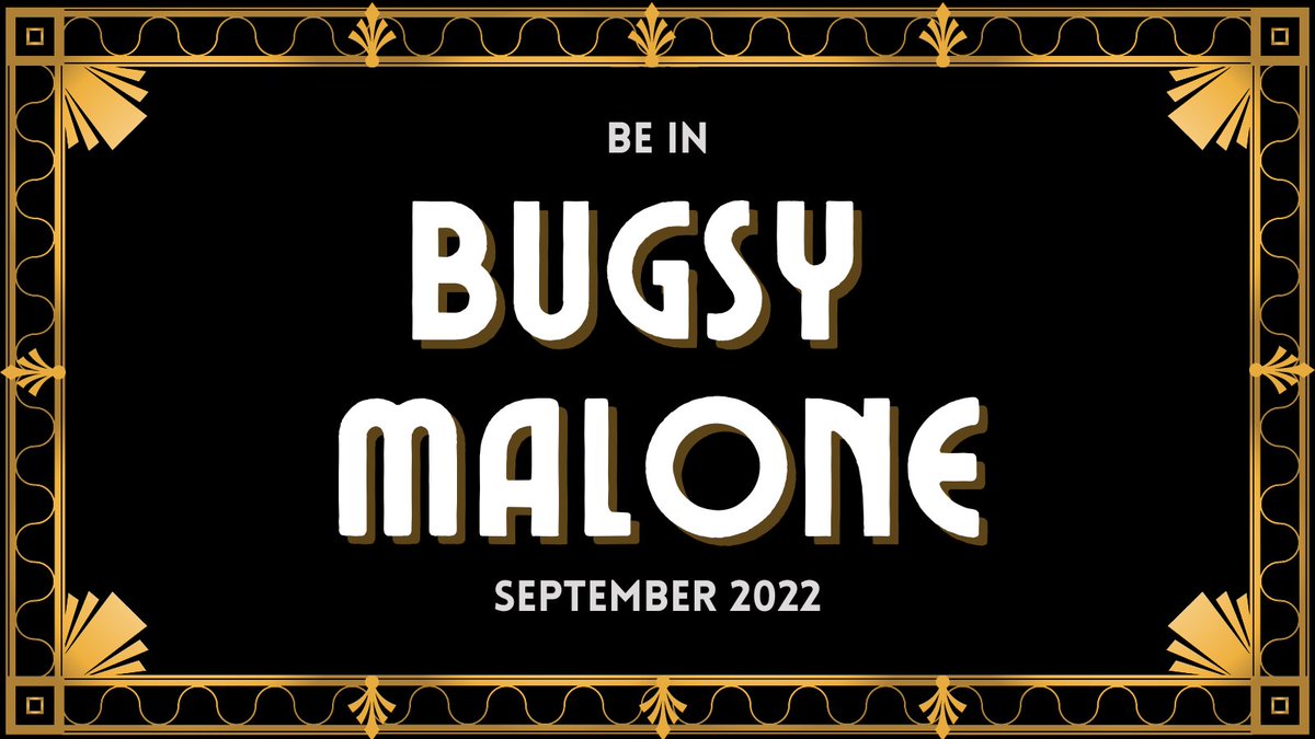 Anybody who is anybody will soon walk through that door ...

ANNOUNCING our 2022 musical ... BUGSY MALONE!!

If you're aged 10 - 22 and want to be in our show, book your FREE taster session to find out more:

musicalyouthlondon.co.uk/join-myl