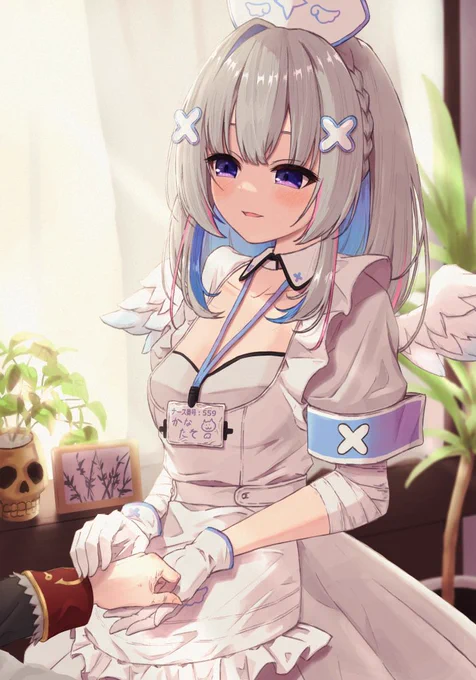 患者の手を優しく握るかなたん
#ホロライブ
#かなたーと 