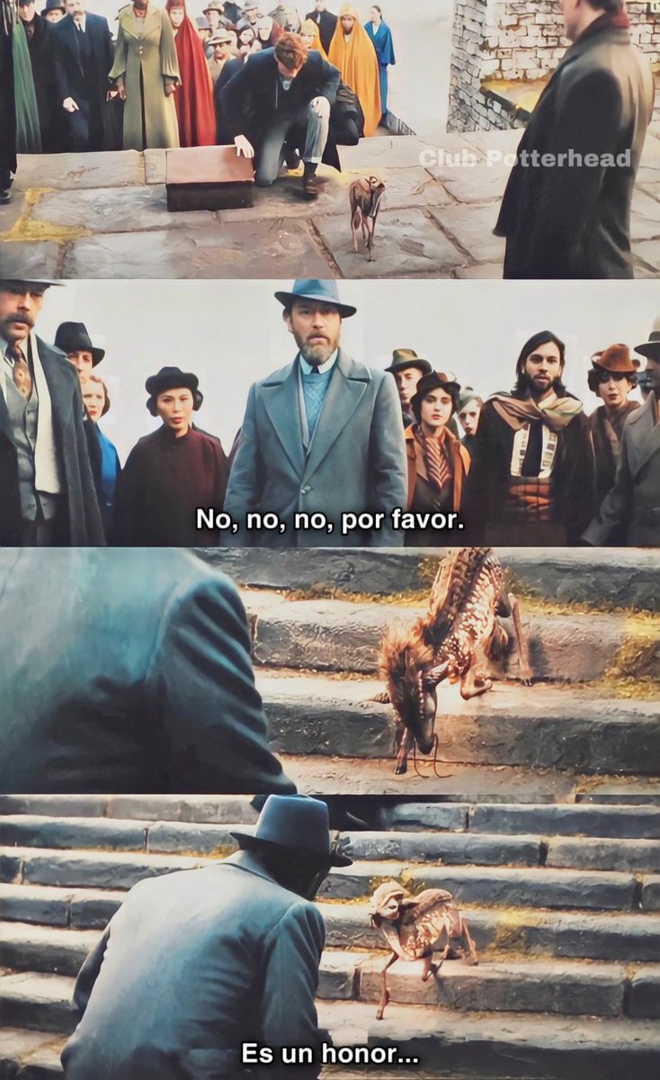 ClubPotterhead's tweet photo. Hubo mucha controversia con esta escena, pues hay quienes aseguran que Dumbledore podría ser todo menos digno y de corazón puro. ¿Ustedes que piensan? https://t.co/iQNqD8KbmT