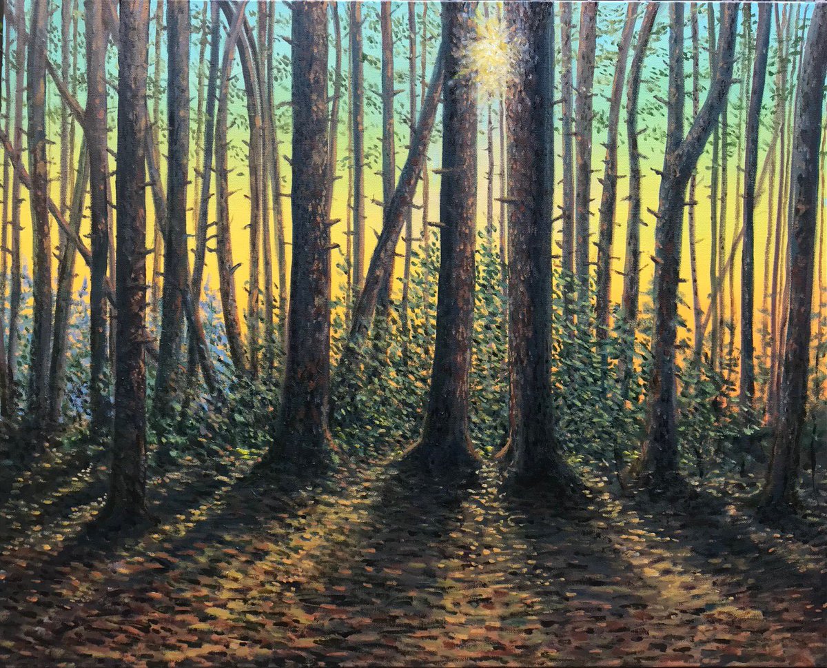 johnkinsella52's tweet photo. New painting 
Towards the Madawaska, Pog Lake 
2022
Oil on canvas 
24 x 30 inches 
#art #ArtLovers #oilpainting #painting #dusk #campfiretime https://t.co/c3DGeQXY7I