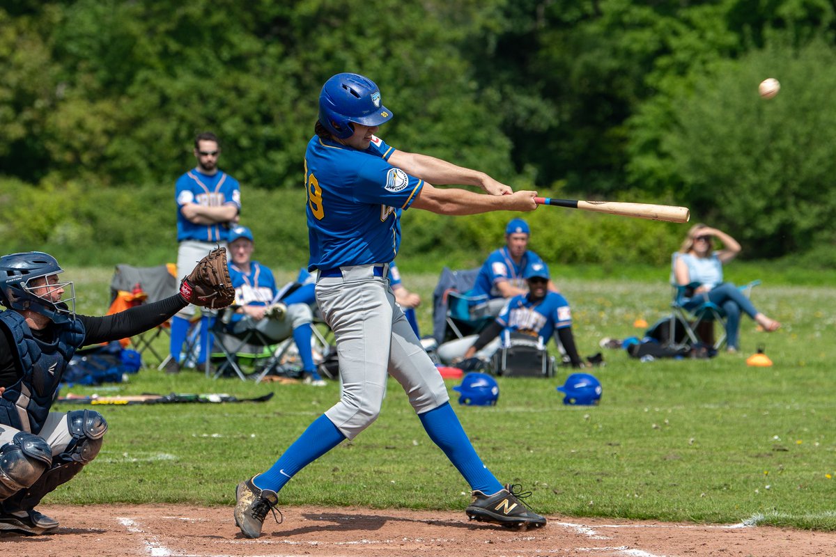 hillr02's tweet image. A first for me today, capturing some action from the @swbleague fixture between both @CardiffBaseball squads - #CardiffMerlins 1st &amp;amp; 2nds ☀️⚾