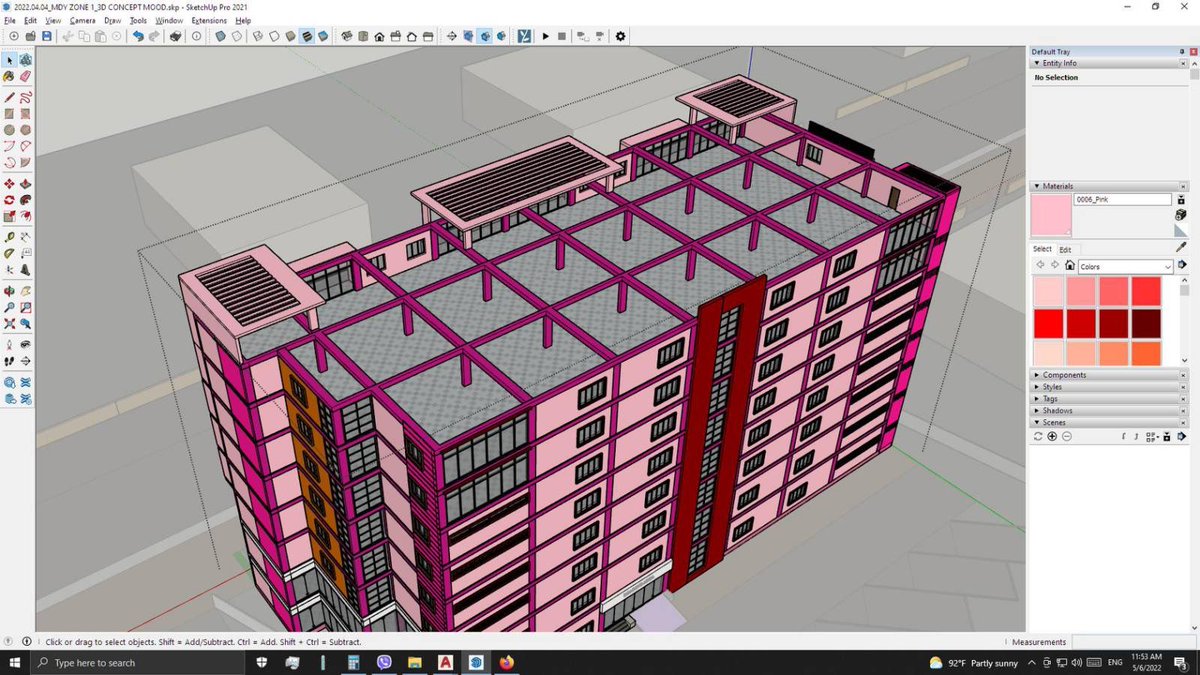 AENTHTOO's tweet photo. Not finish yet, but i wish, result will be good.😏 #mixusedbuilding https://t.co/RsrjHfzOOB