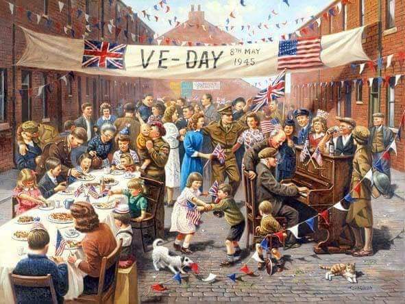 PUPupperbann's tweet photo. Today being the anniversary of Victory in Europe Day we remember the sacrifices of the many soldiers, sailors and airmen in WW2. https://t.co/2srT1Qfscs