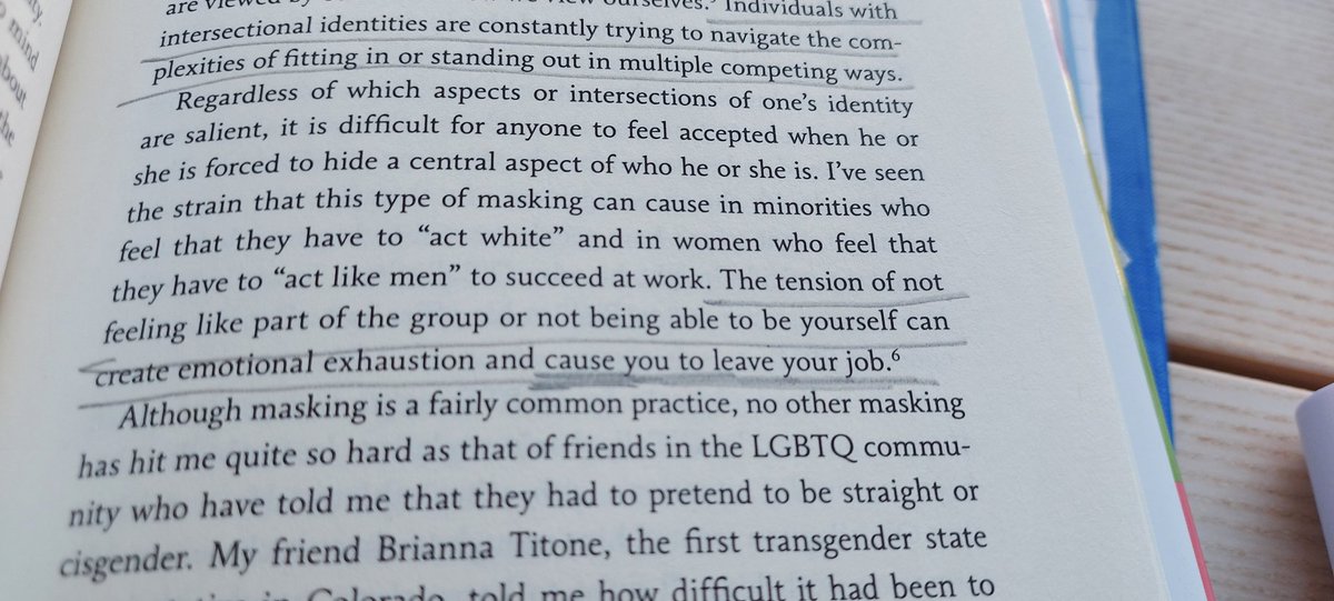 Intersectionality - a framework for understanding how social identities(gender,race,ethnicity,social class,religion, sex.orientation,ability, and gender identity)overlap with one another&amp;with systems of power that oppress&amp;advantage people in the workplace and broader community.